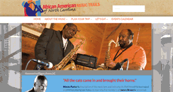 Desktop Screenshot of africanamericanmusicnc.com