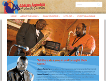 Tablet Screenshot of africanamericanmusicnc.com
